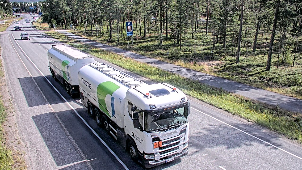 Kelikamerat Kuva Tie 8 Kalajoki, Rahja, Kalajoki, Pohjois-Pohjanmaa