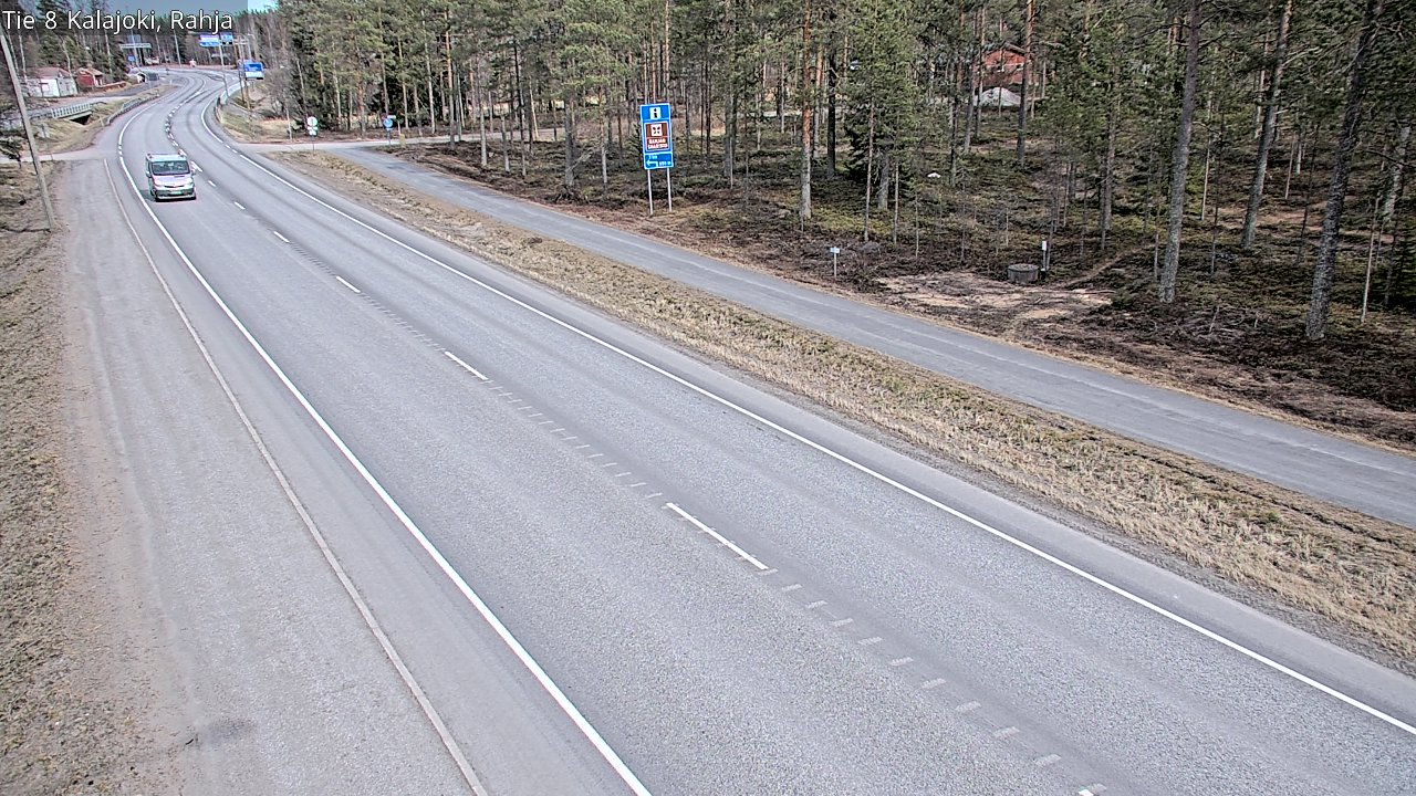 Kelikamerat Kuva Tie 8 Kalajoki, Rahja, Kalajoki, Pohjois-Pohjanmaa