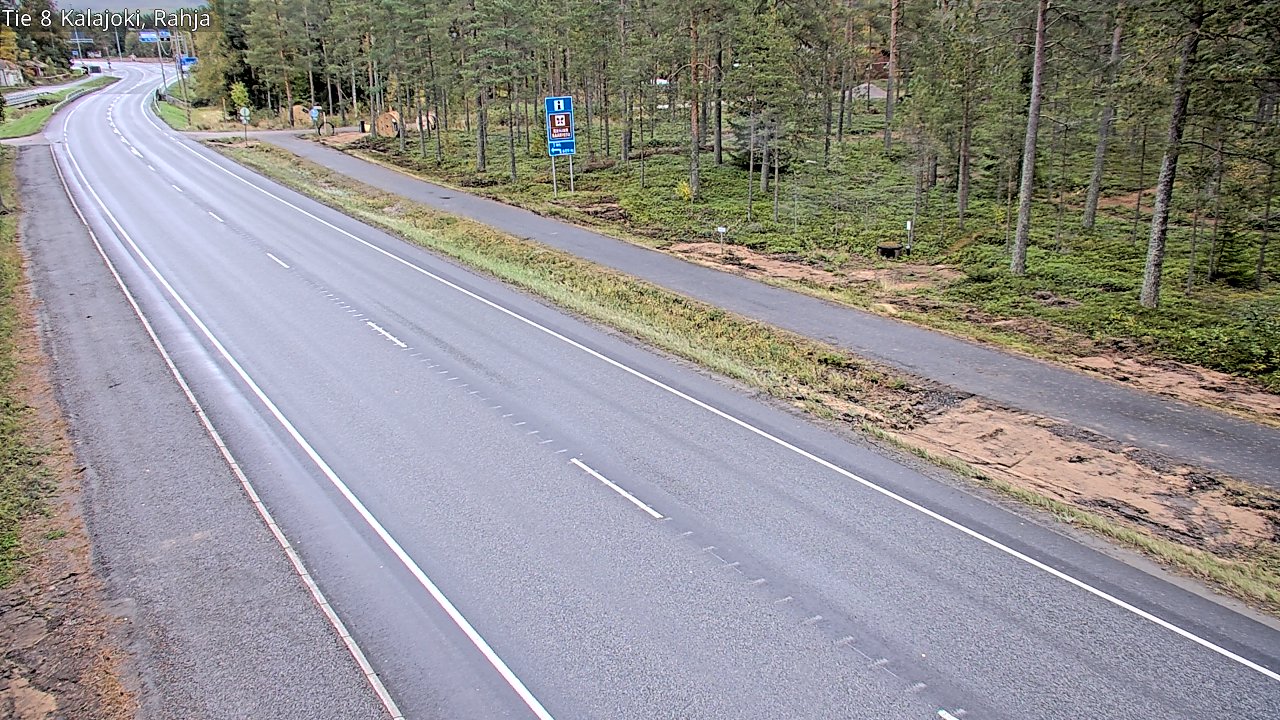 Kelikamerat Kuva Tie 8 Kalajoki, Rahja, Kalajoki, Pohjois-Pohjanmaa