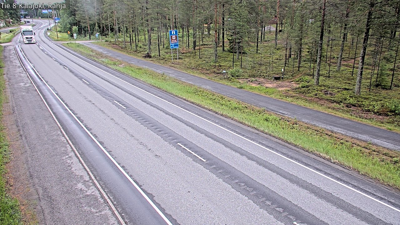 Weather Camera Image Väg 8 Kalajoki, Rahja, Kalajoki, Pohjois-Pohjanmaa