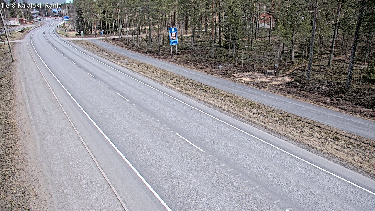 Weather Camera Image Road 8 Kalajoki, Rahja, Kalajoki, Pohjois-Pohjanmaa