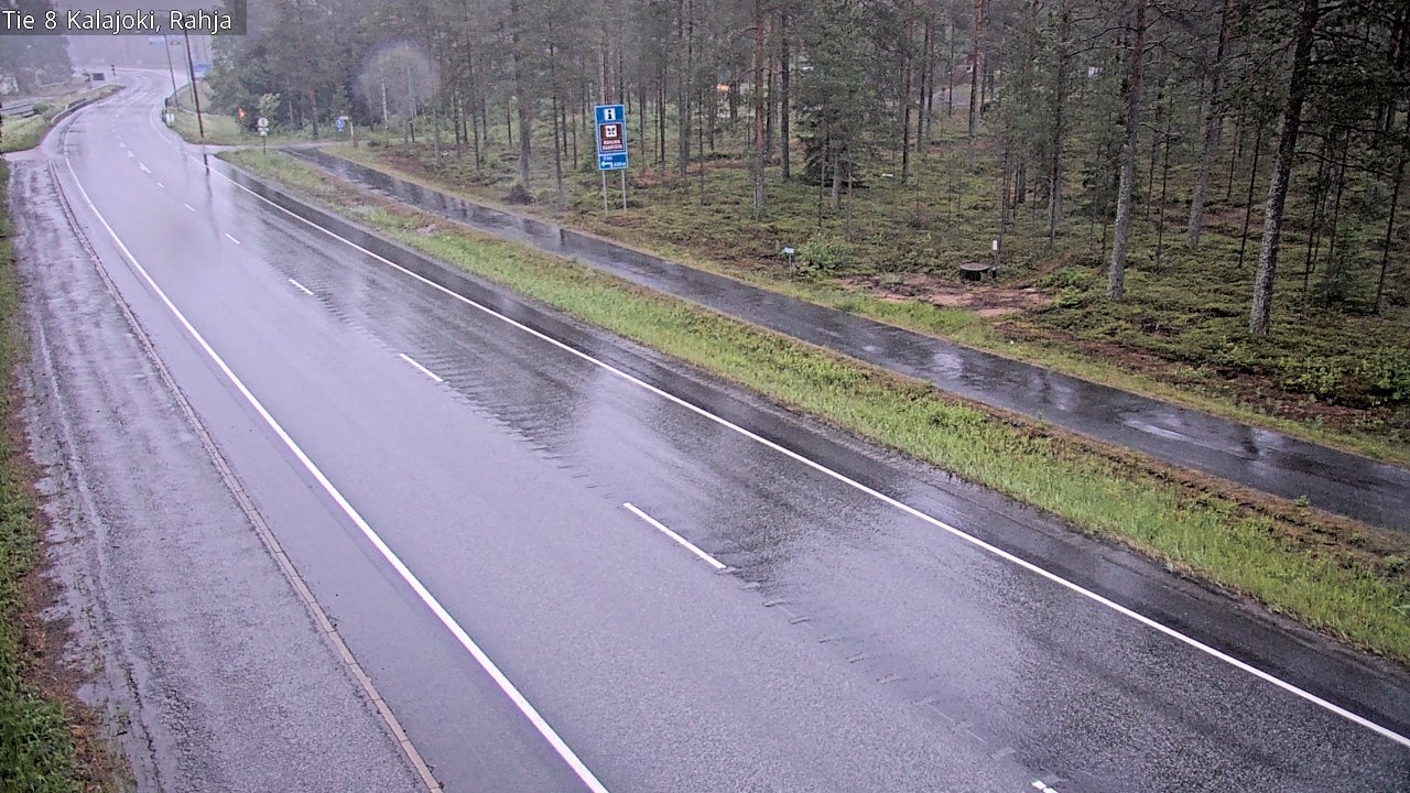 Kelikamerat Kuva Tie 8 Kalajoki, Rahja, Kalajoki, Pohjois-Pohjanmaa