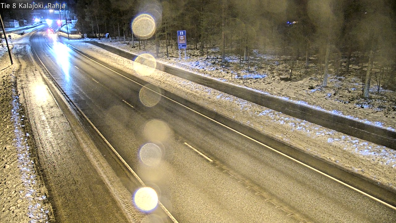 Weather Camera Image Väg 8 Kalajoki, Rahja, Kalajoki, Pohjois-Pohjanmaa