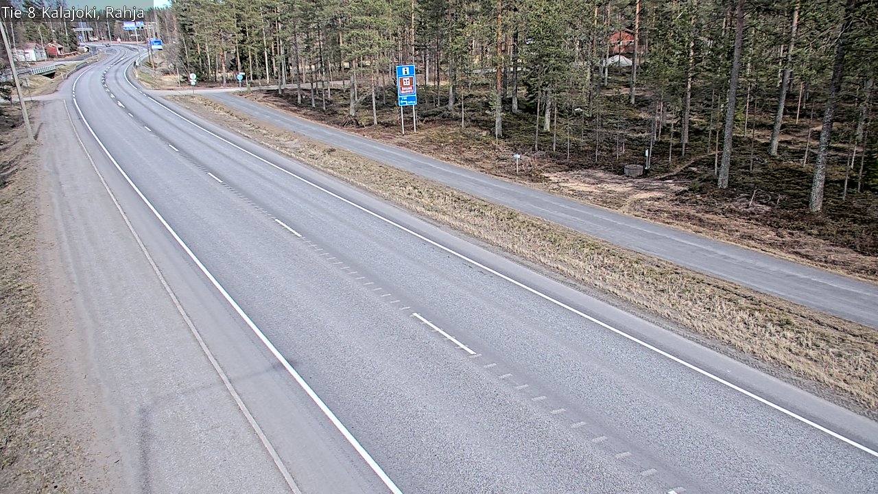 Kelikamerat Kuva Tie 8 Kalajoki, Rahja, Kalajoki, Pohjois-Pohjanmaa