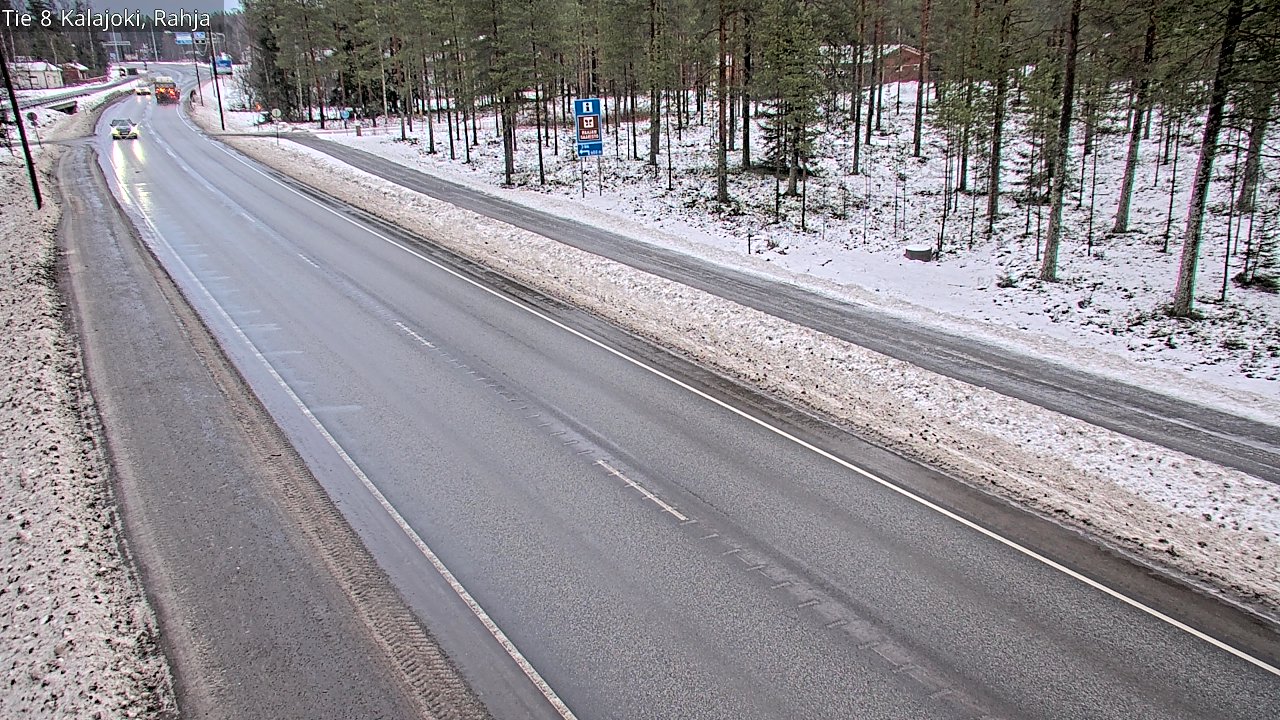 Weather Camera Image Road 8 Kalajoki, Rahja, Kalajoki, Pohjois-Pohjanmaa
