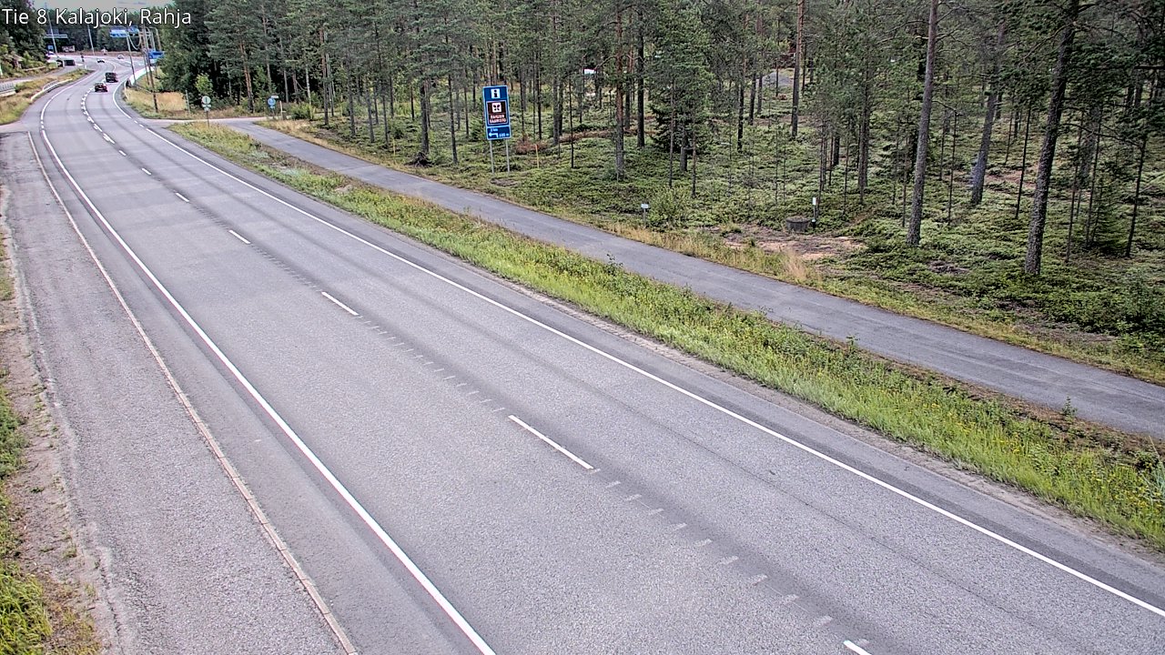 Weather Camera Image Road 8 Kalajoki, Rahja, Kalajoki, Pohjois-Pohjanmaa