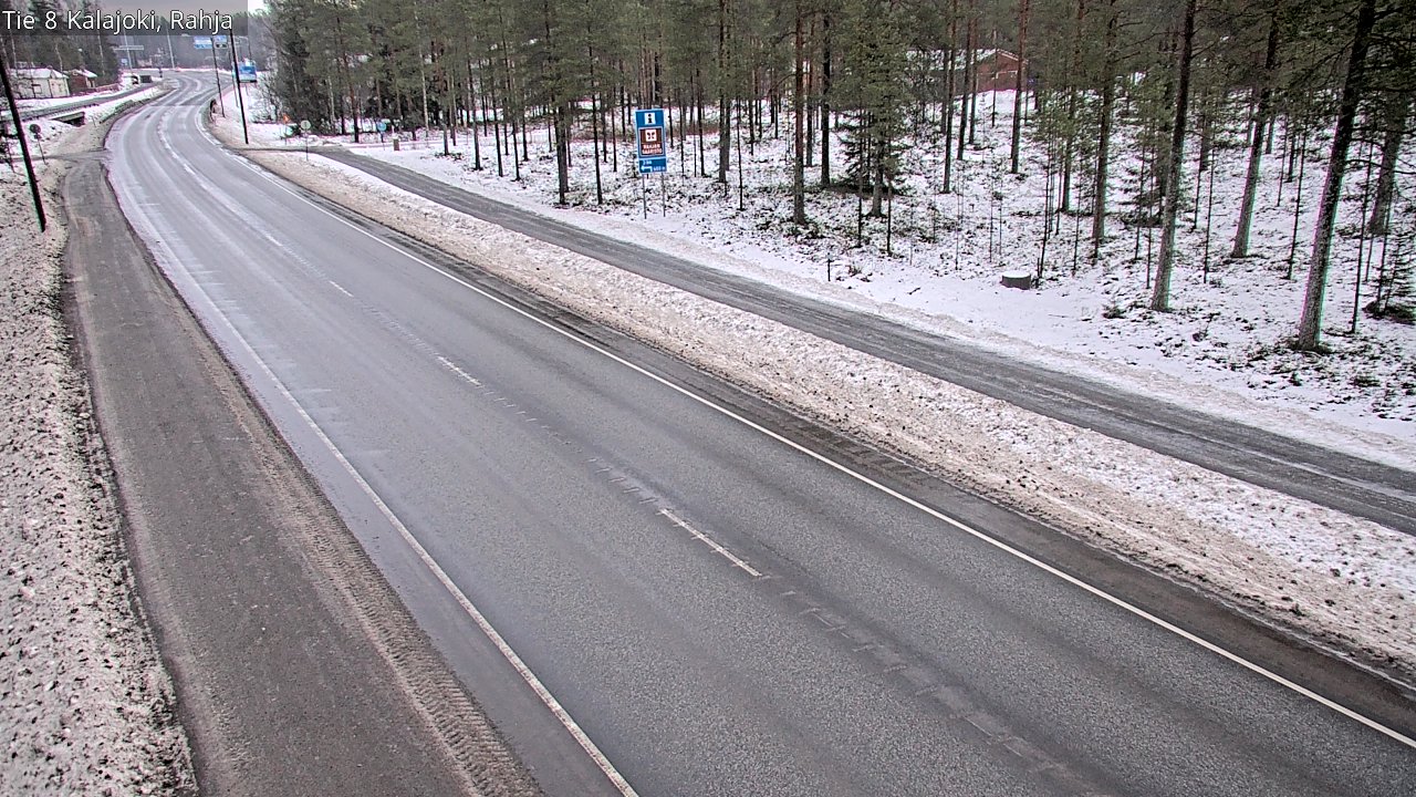 Weather Camera Image Road 8 Kalajoki, Rahja, Kalajoki, Pohjois-Pohjanmaa