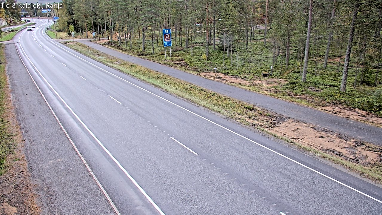 Kelikamerat Kuva Tie 8 Kalajoki, Rahja, Kalajoki, Pohjois-Pohjanmaa