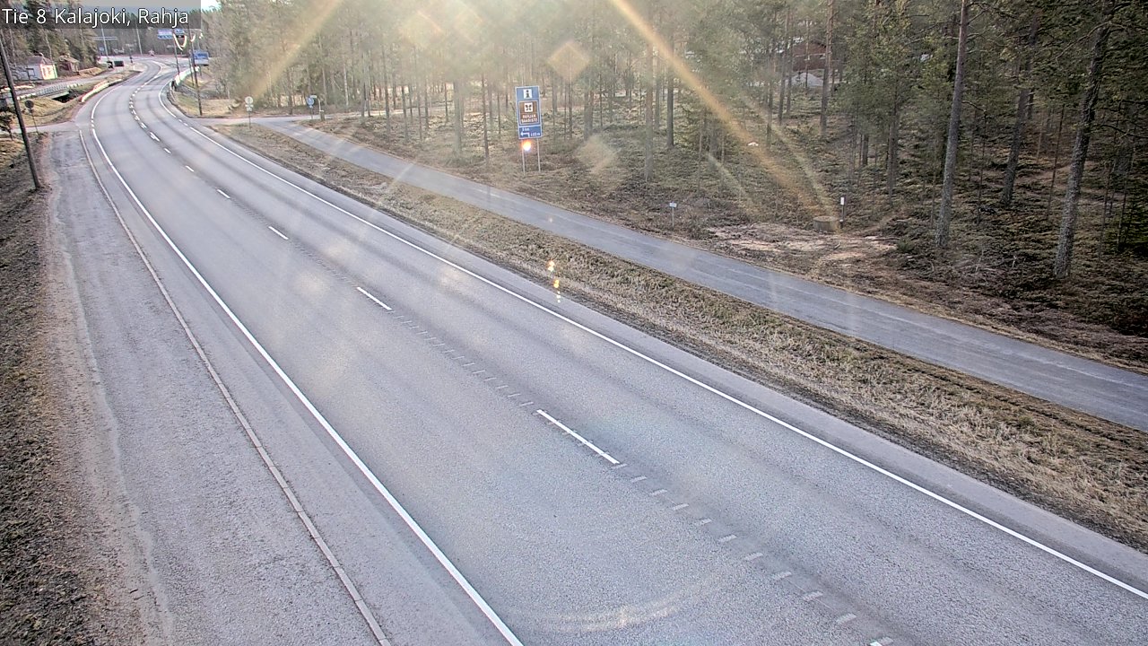 Weather Camera Image Road 8 Kalajoki, Rahja, Kalajoki, Pohjois-Pohjanmaa