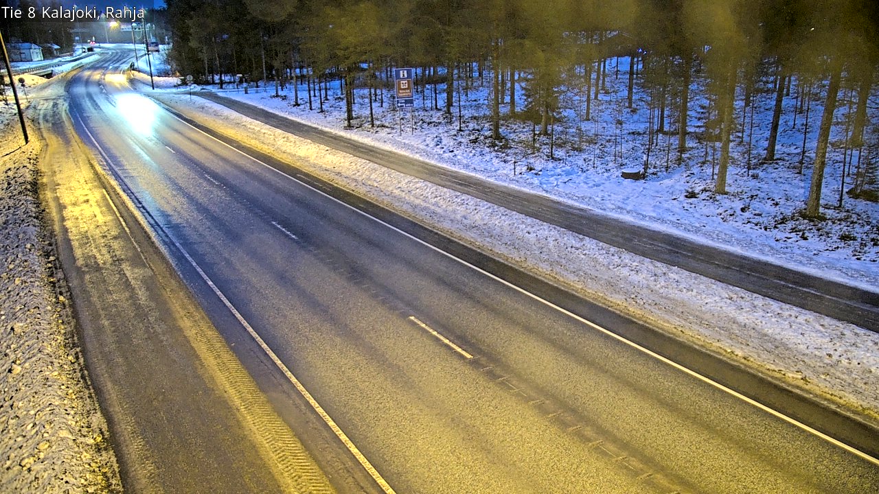 Weather Camera Image Väg 8 Kalajoki, Rahja, Kalajoki, Pohjois-Pohjanmaa