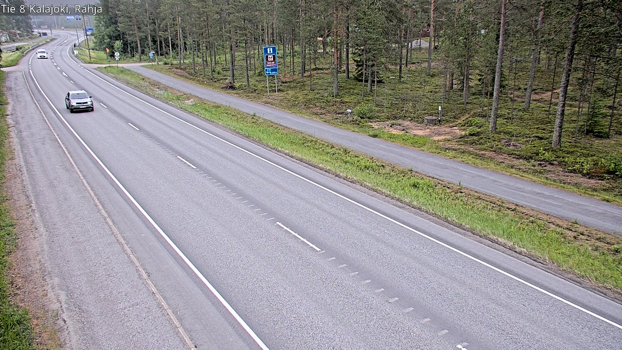 Kelikamerat Kuva Tie 8 Kalajoki, Rahja, Kalajoki, Pohjois-Pohjanmaa