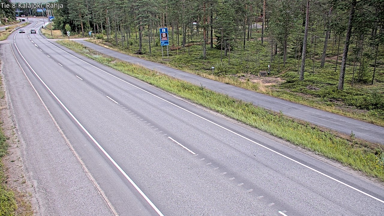 Weather Camera Image Road 8 Kalajoki, Rahja, Kalajoki, Pohjois-Pohjanmaa