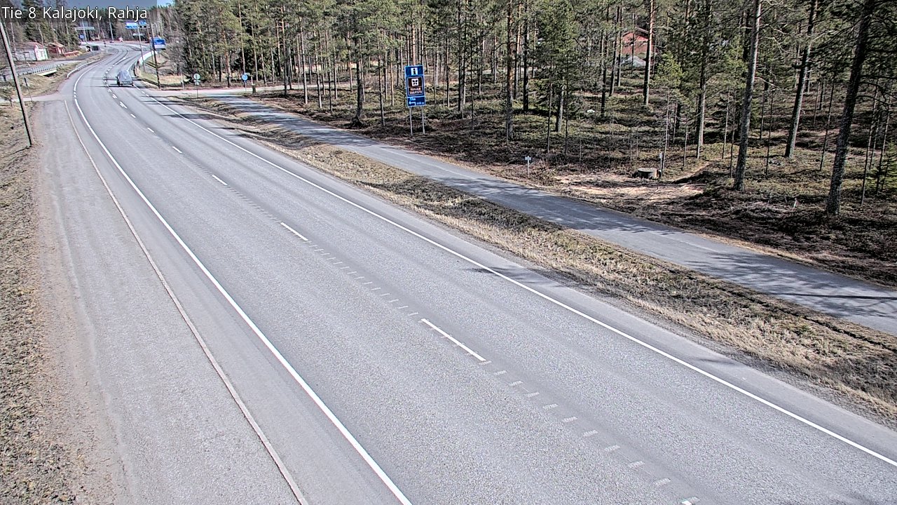 Weather Camera Image Road 8 Kalajoki, Rahja, Kalajoki, Pohjois-Pohjanmaa