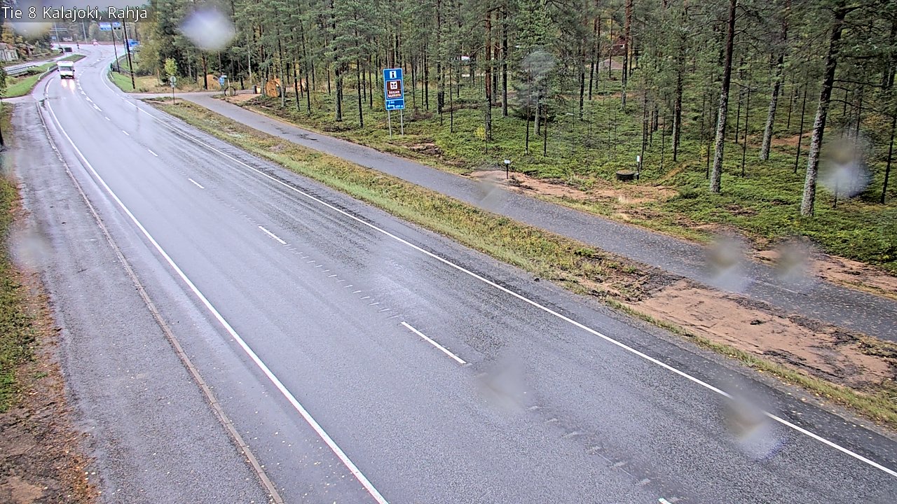 Weather Camera Image Road 8 Kalajoki, Rahja, Kalajoki, Pohjois-Pohjanmaa