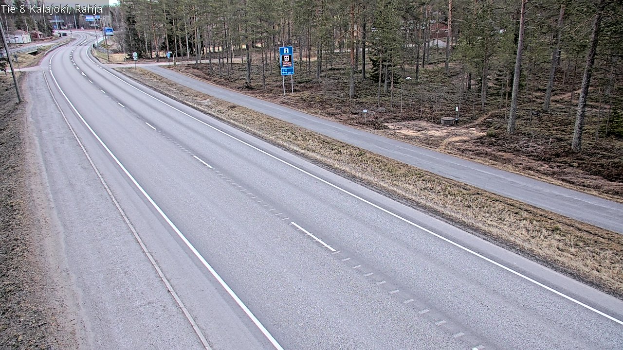 Weather Camera Image Road 8 Kalajoki, Rahja, Kalajoki, Pohjois-Pohjanmaa