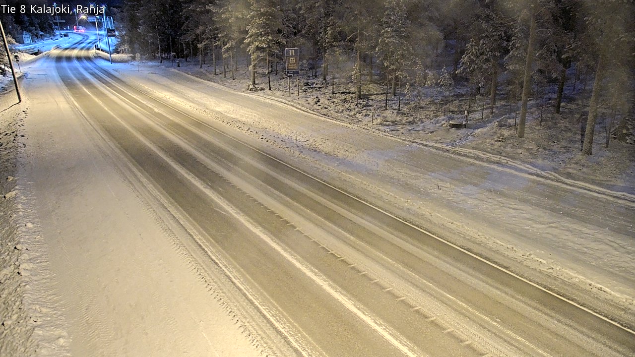 Weather Camera Image Road 8 Kalajoki, Rahja, Kalajoki, Pohjois-Pohjanmaa