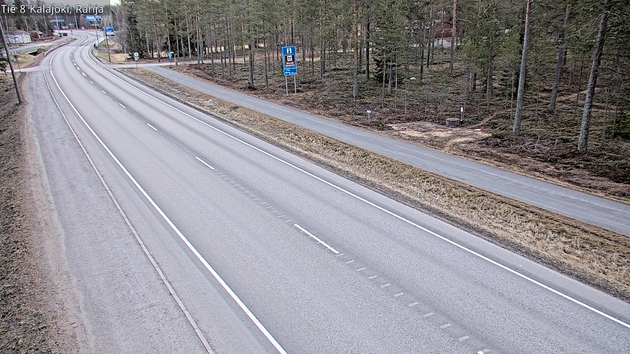Weather Camera Image Road 8 Kalajoki, Rahja, Kalajoki, Pohjois-Pohjanmaa