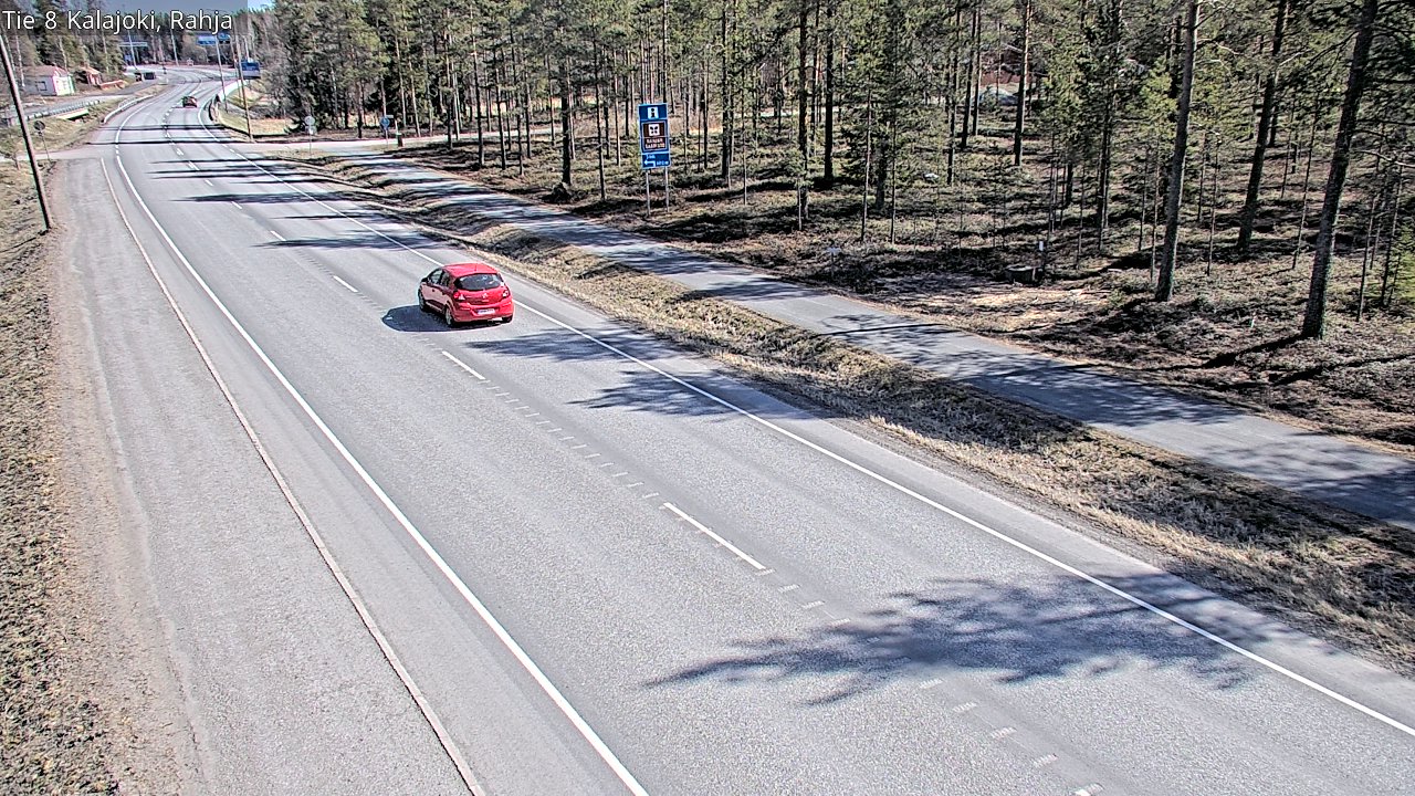 Weather Camera Image Road 8 Kalajoki, Rahja, Kalajoki, Pohjois-Pohjanmaa