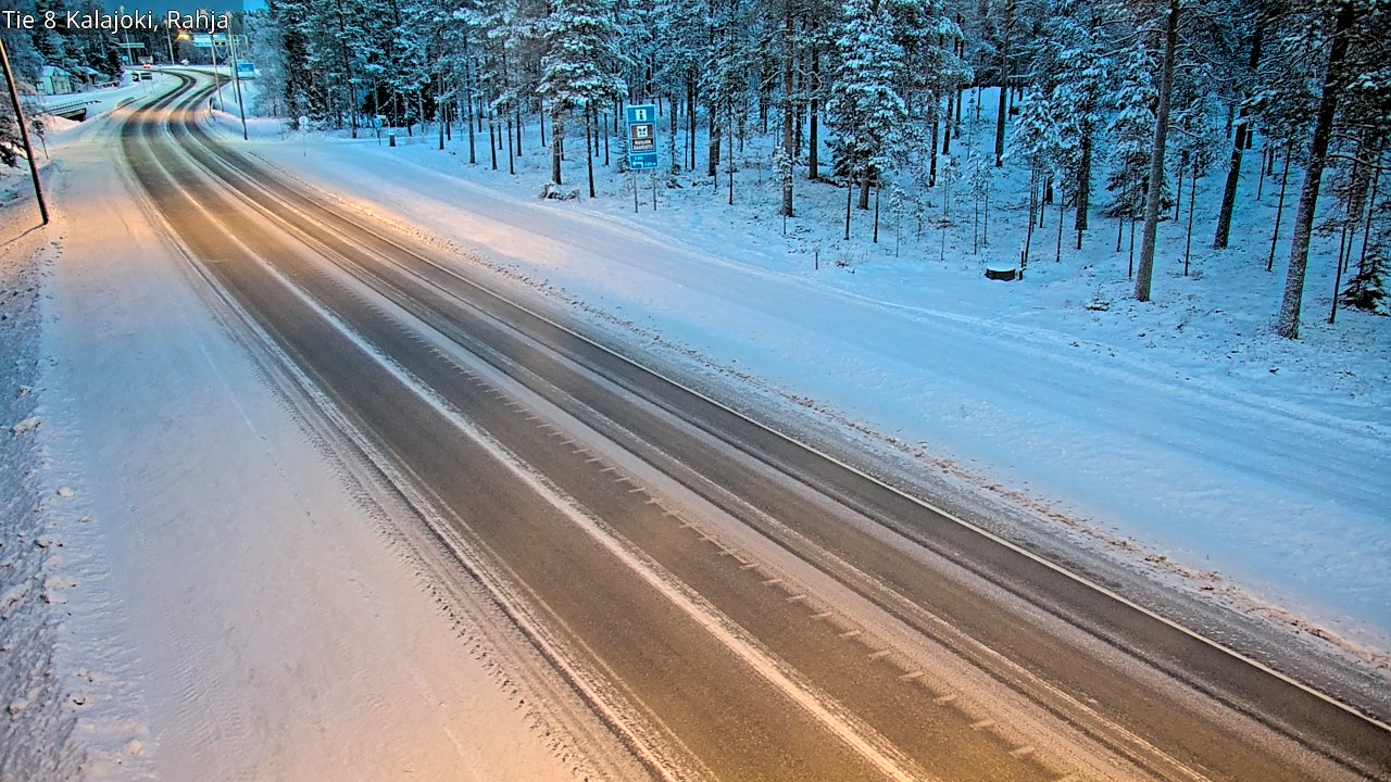 Weather Camera Image Road 8 Kalajoki, Rahja, Kalajoki, Pohjois-Pohjanmaa
