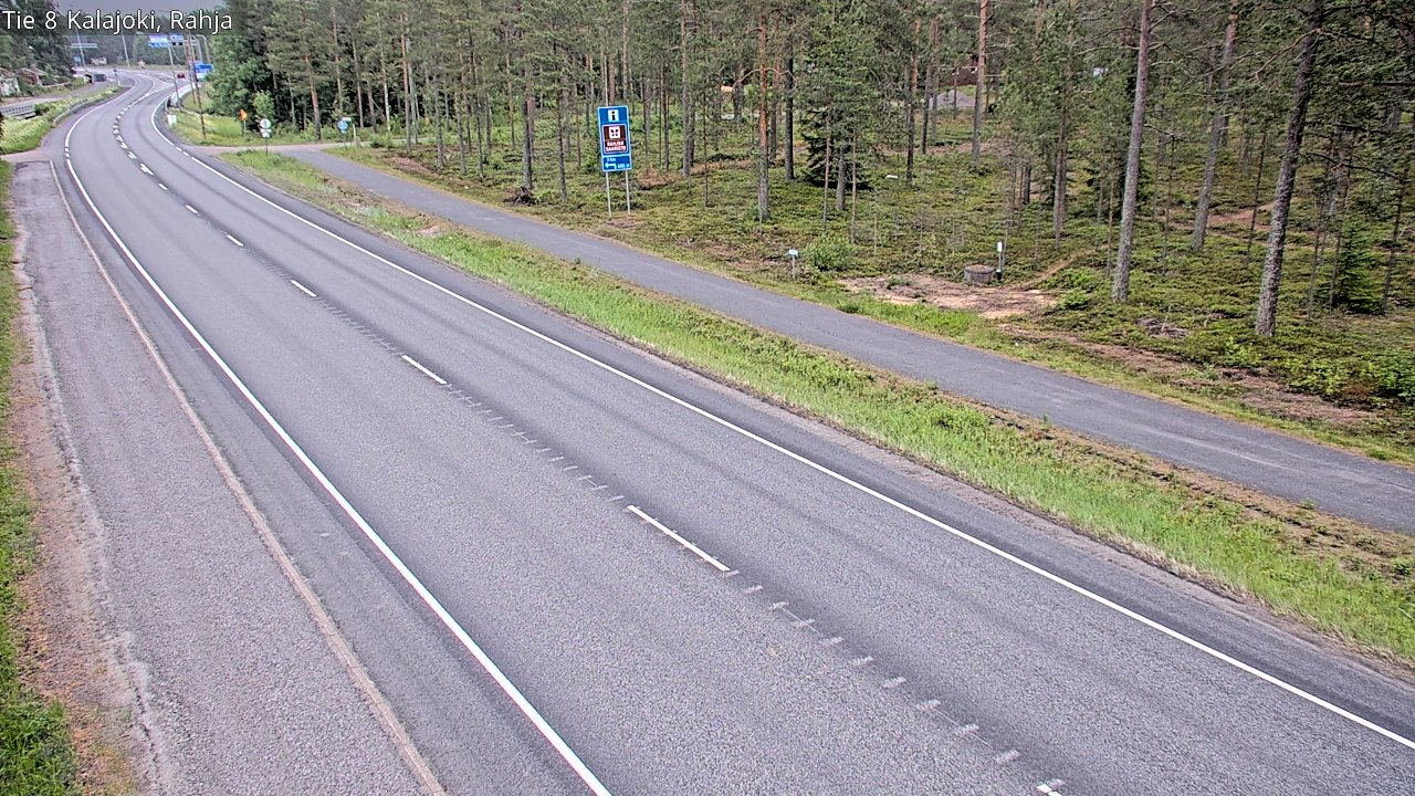 Kelikamerat Kuva Tie 8 Kalajoki, Rahja, Kalajoki, Pohjois-Pohjanmaa