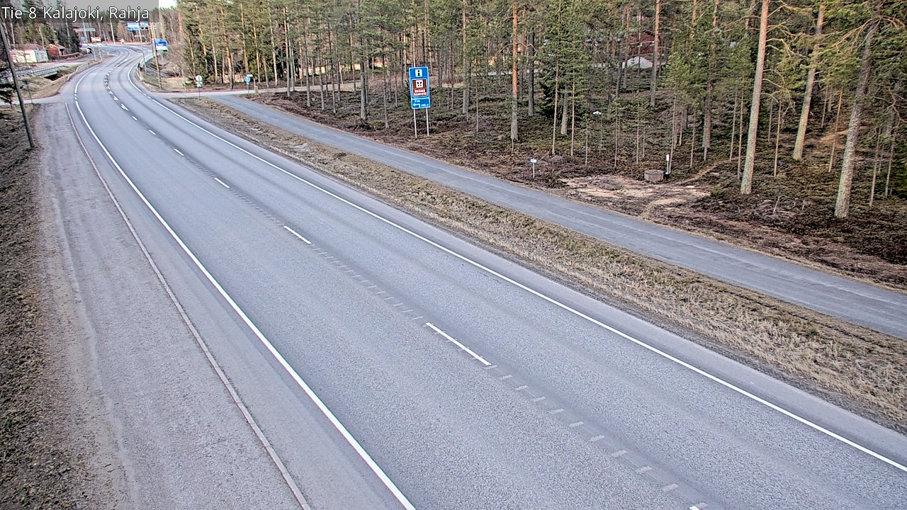 Kelikamerat Kuva Tie 8 Kalajoki, Rahja, Kalajoki, Pohjois-Pohjanmaa