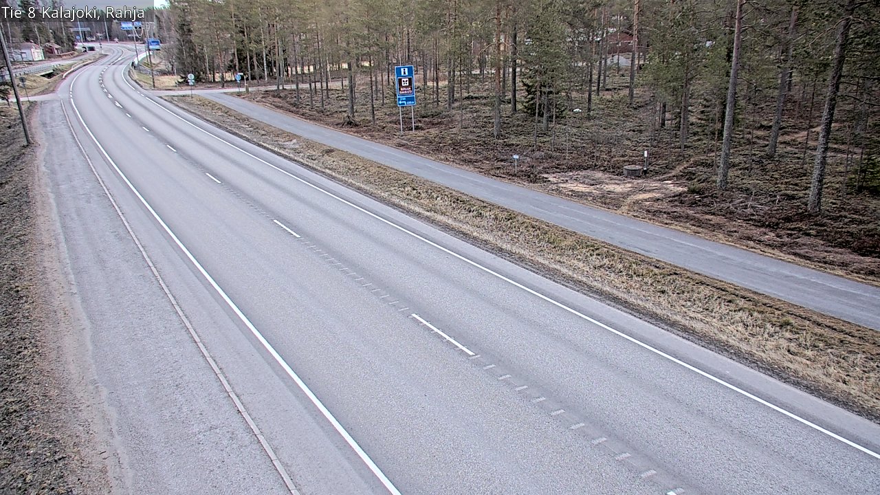 Weather Camera Image Road 8 Kalajoki, Rahja, Kalajoki, Pohjois-Pohjanmaa