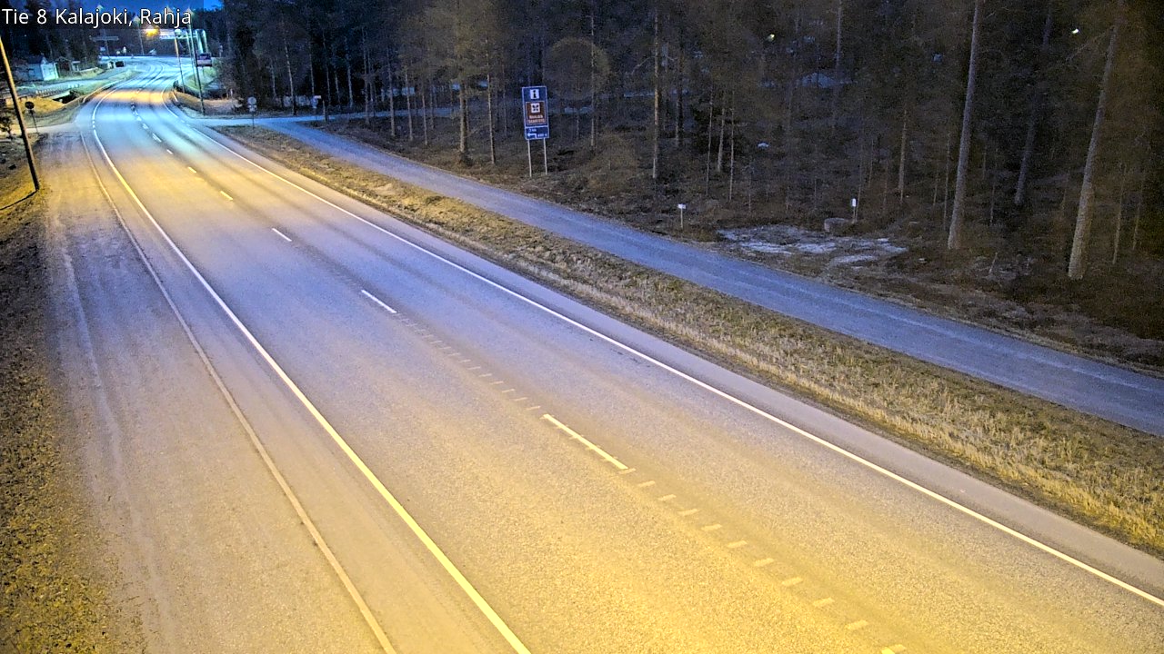 Weather Camera Image Väg 8 Kalajoki, Rahja, Kalajoki, Pohjois-Pohjanmaa