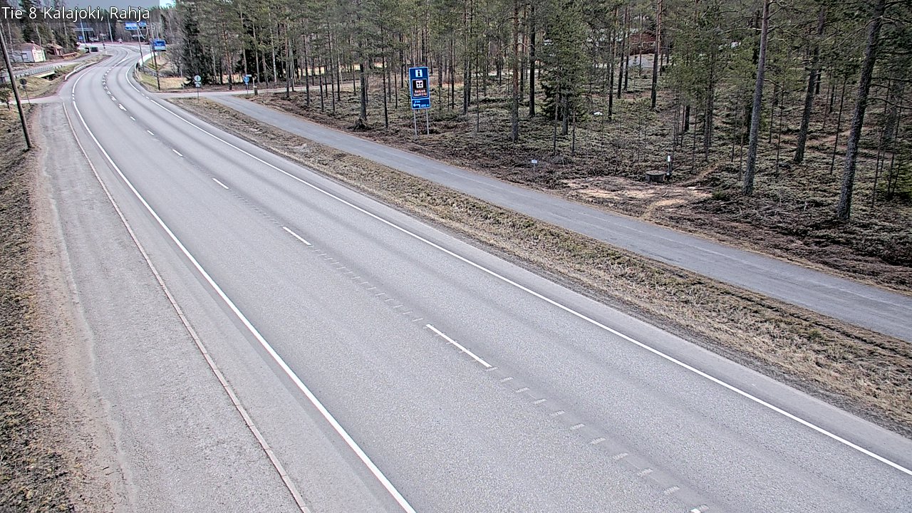 Weather Camera Image Road 8 Kalajoki, Rahja, Kalajoki, Pohjois-Pohjanmaa