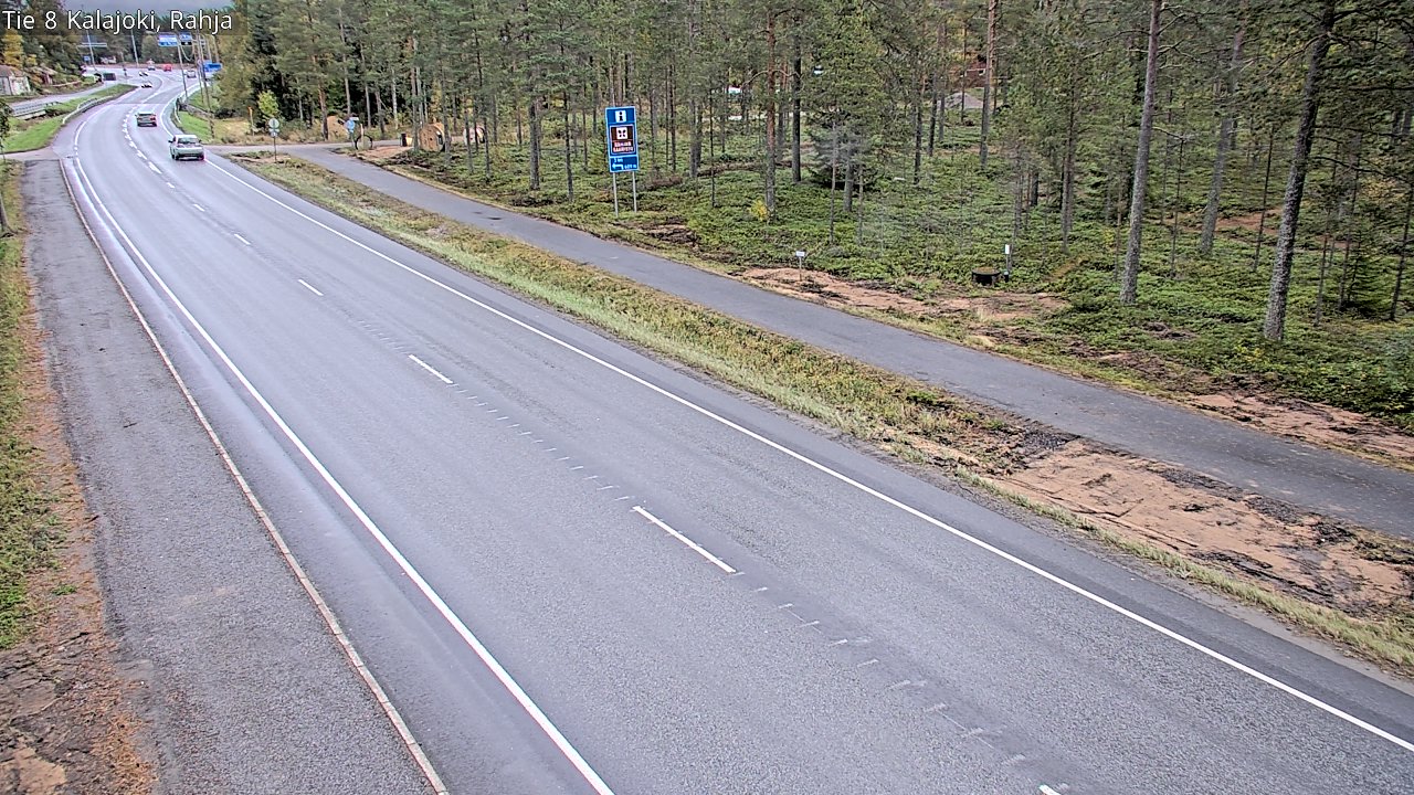 Kelikamerat Kuva Tie 8 Kalajoki, Rahja, Kalajoki, Pohjois-Pohjanmaa