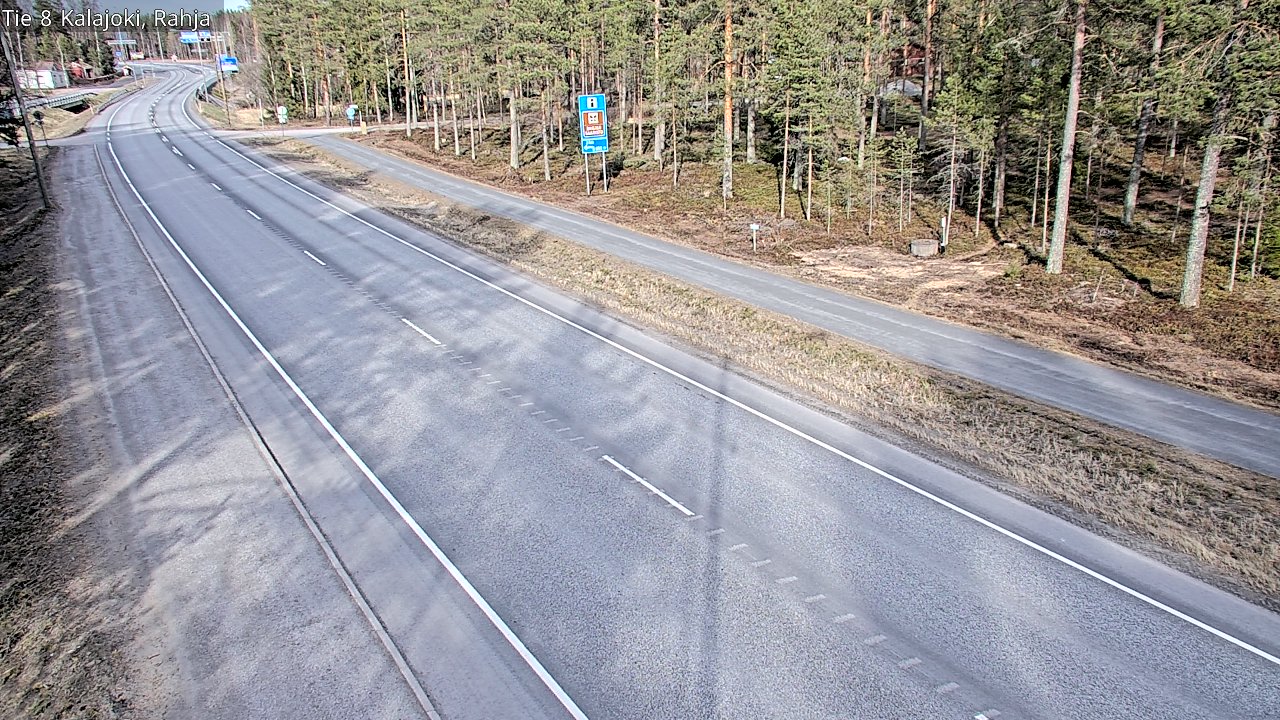 Kelikamerat Kuva Tie 8 Kalajoki, Rahja, Kalajoki, Pohjois-Pohjanmaa