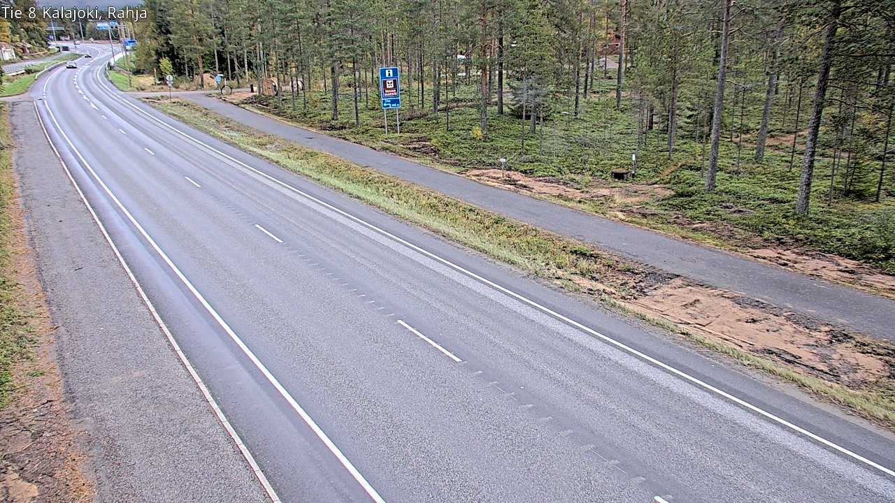 Kelikamerat Kuva Tie 8 Kalajoki, Rahja, Kalajoki, Pohjois-Pohjanmaa