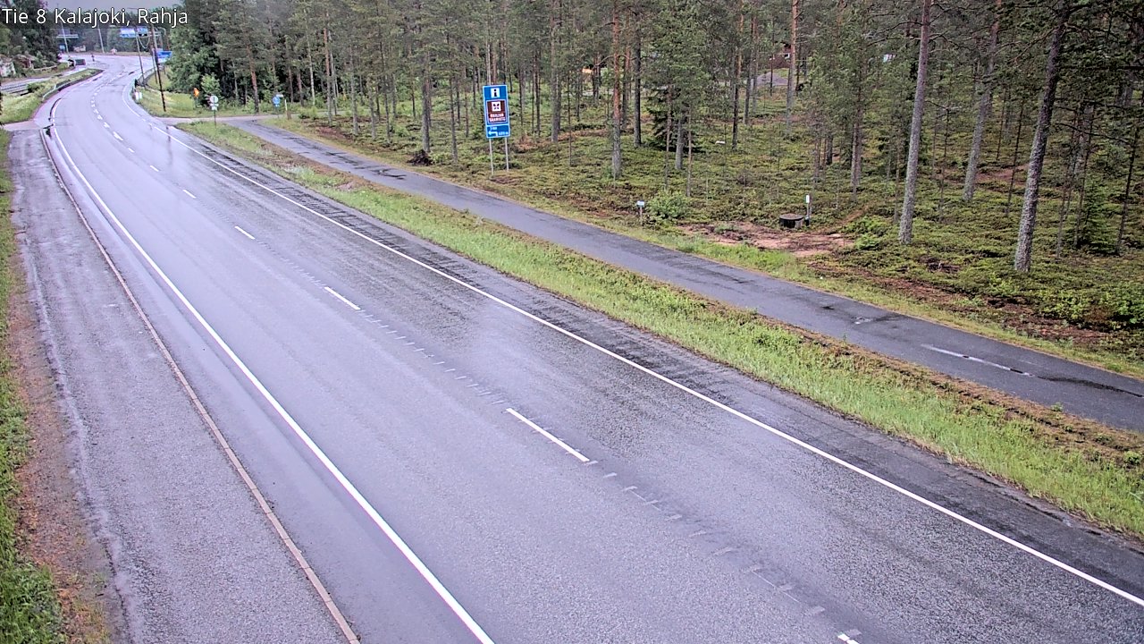 Kelikamerat Kuva Tie 8 Kalajoki, Rahja, Kalajoki, Pohjois-Pohjanmaa