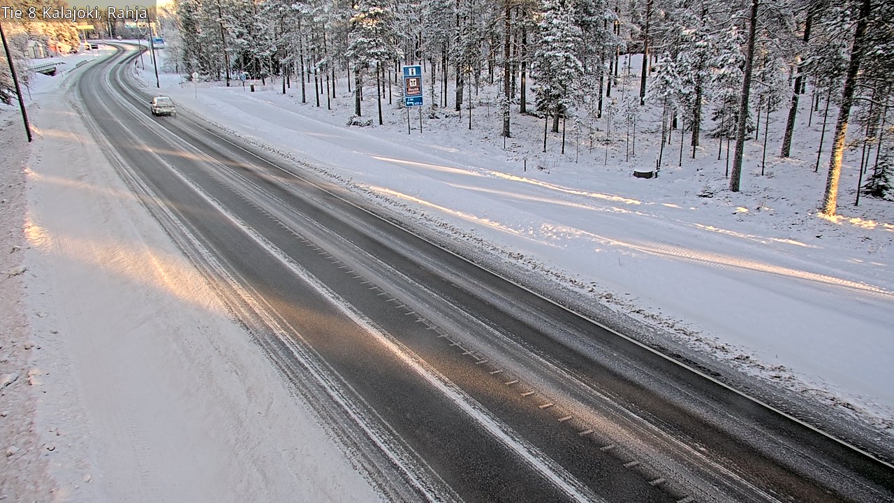 Weather Camera Image Väg 8 Kalajoki, Rahja, Kalajoki, Pohjois-Pohjanmaa