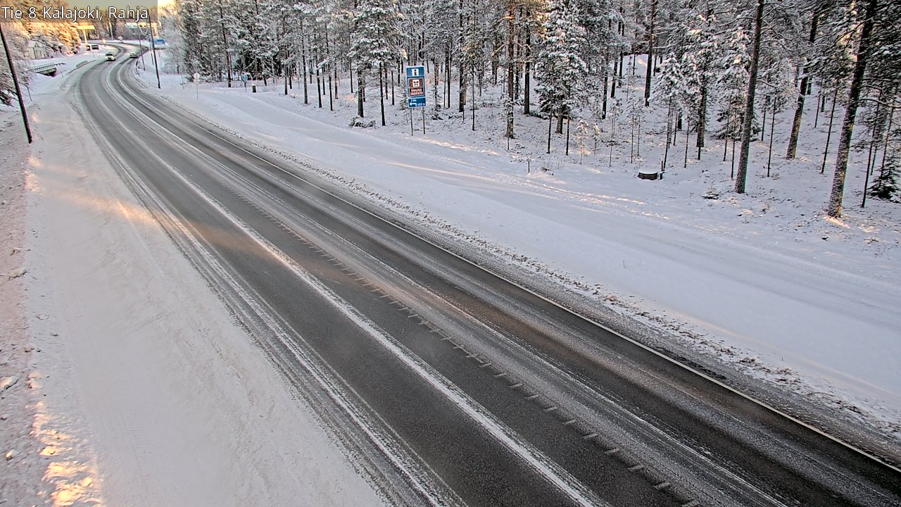 Weather Camera Image Väg 8 Kalajoki, Rahja, Kalajoki, Pohjois-Pohjanmaa