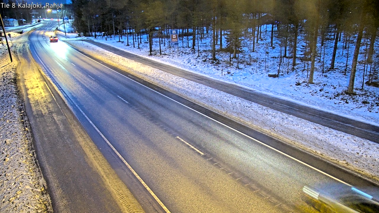 Weather Camera Image Väg 8 Kalajoki, Rahja, Kalajoki, Pohjois-Pohjanmaa