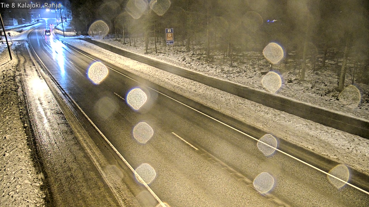 Weather Camera Image Väg 8 Kalajoki, Rahja, Kalajoki, Pohjois-Pohjanmaa