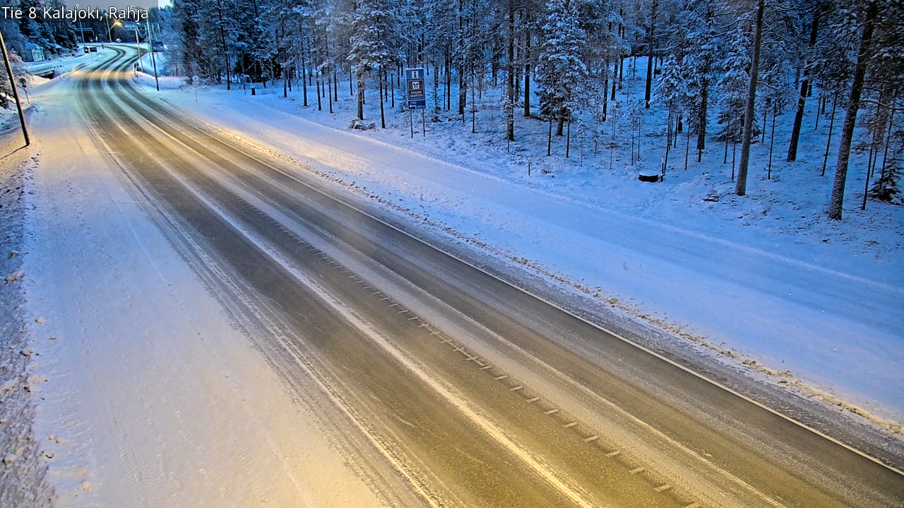 Weather Camera Image Road 8 Kalajoki, Rahja, Kalajoki, Pohjois-Pohjanmaa