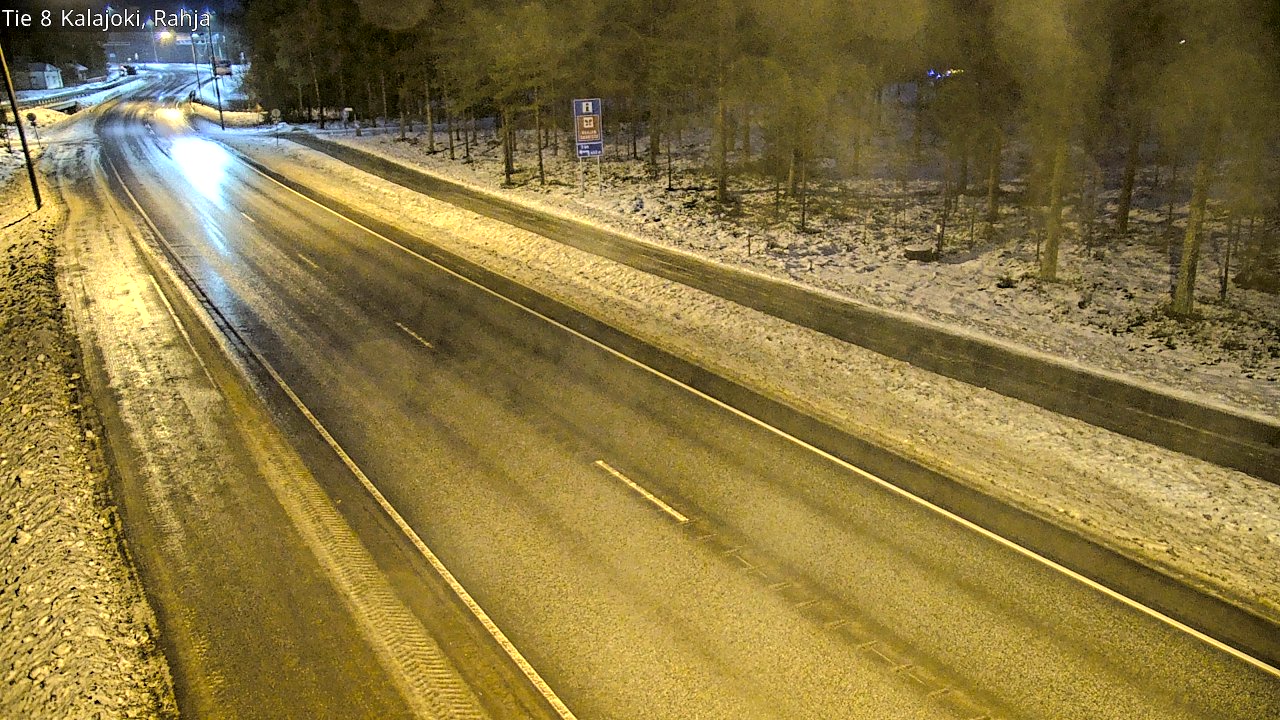 Weather Camera Image Väg 8 Kalajoki, Rahja, Kalajoki, Pohjois-Pohjanmaa