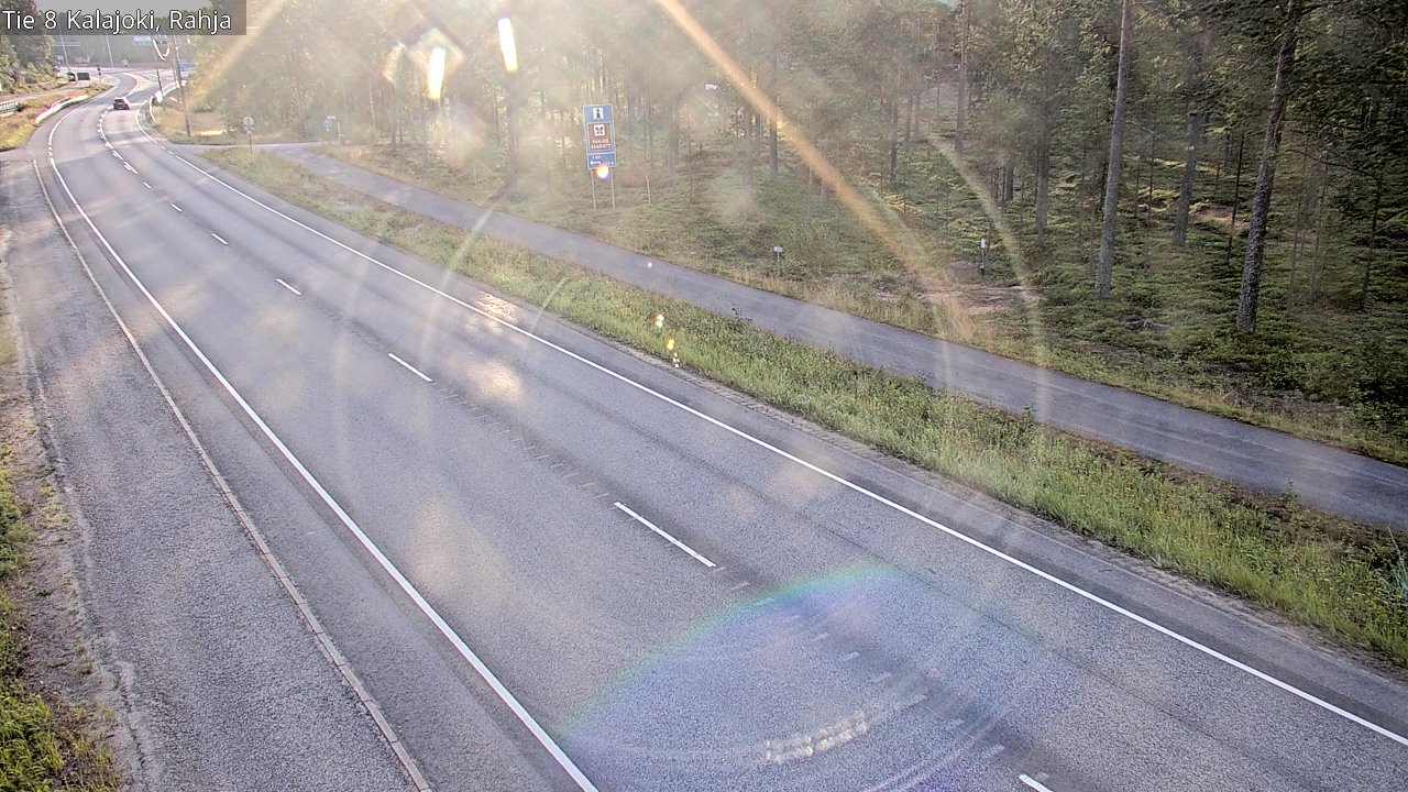 Weather Camera Image Road 8 Kalajoki, Rahja, Kalajoki, Pohjois-Pohjanmaa