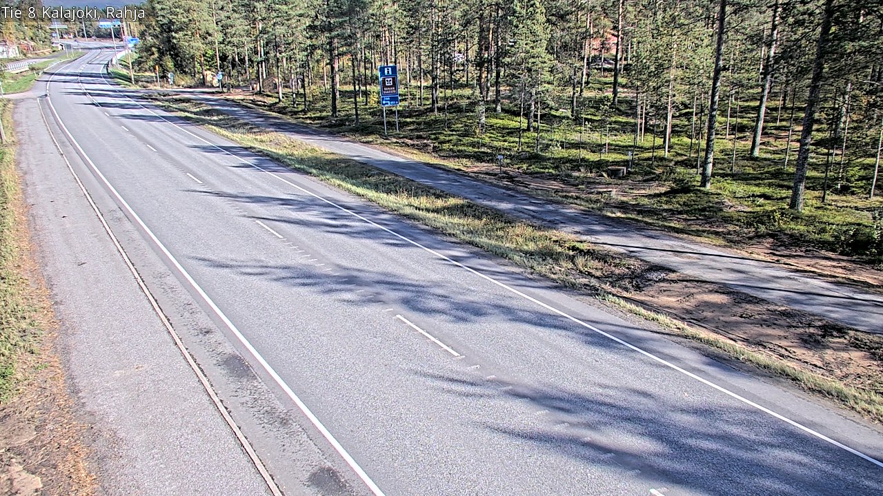 Kelikamerat Kuva Tie 8 Kalajoki, Rahja, Kalajoki, Pohjois-Pohjanmaa