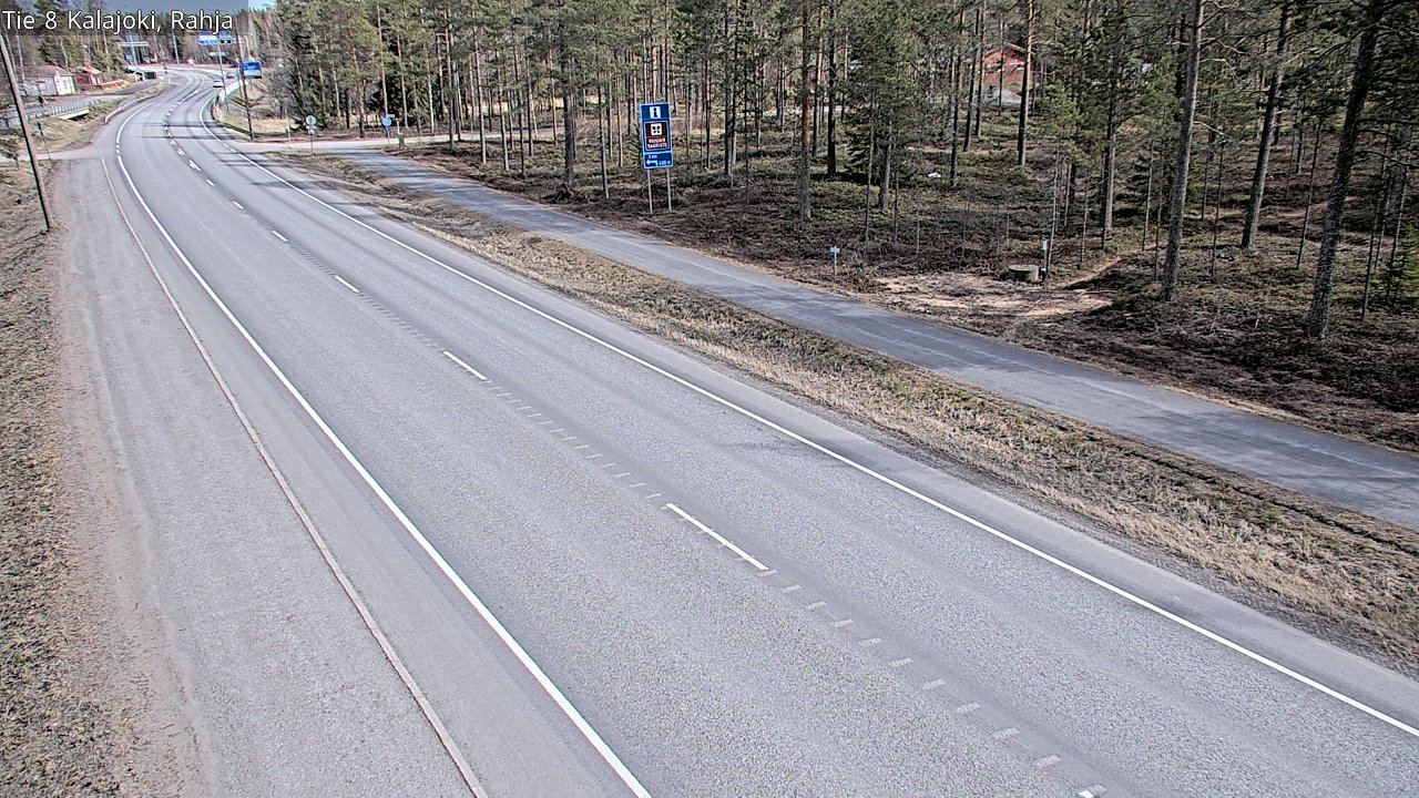Weather Camera Image Road 8 Kalajoki, Rahja, Kalajoki, Pohjois-Pohjanmaa
