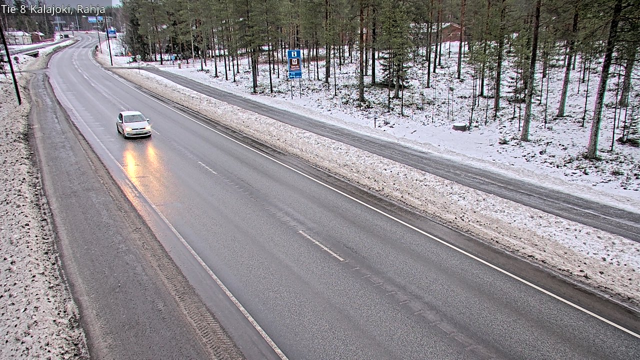 Weather Camera Image Road 8 Kalajoki, Rahja, Kalajoki, Pohjois-Pohjanmaa