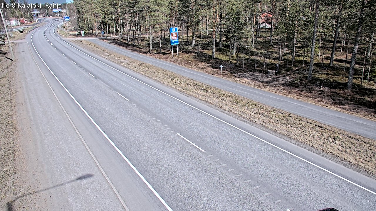 Kelikamerat Kuva Tie 8 Kalajoki, Rahja, Kalajoki, Pohjois-Pohjanmaa