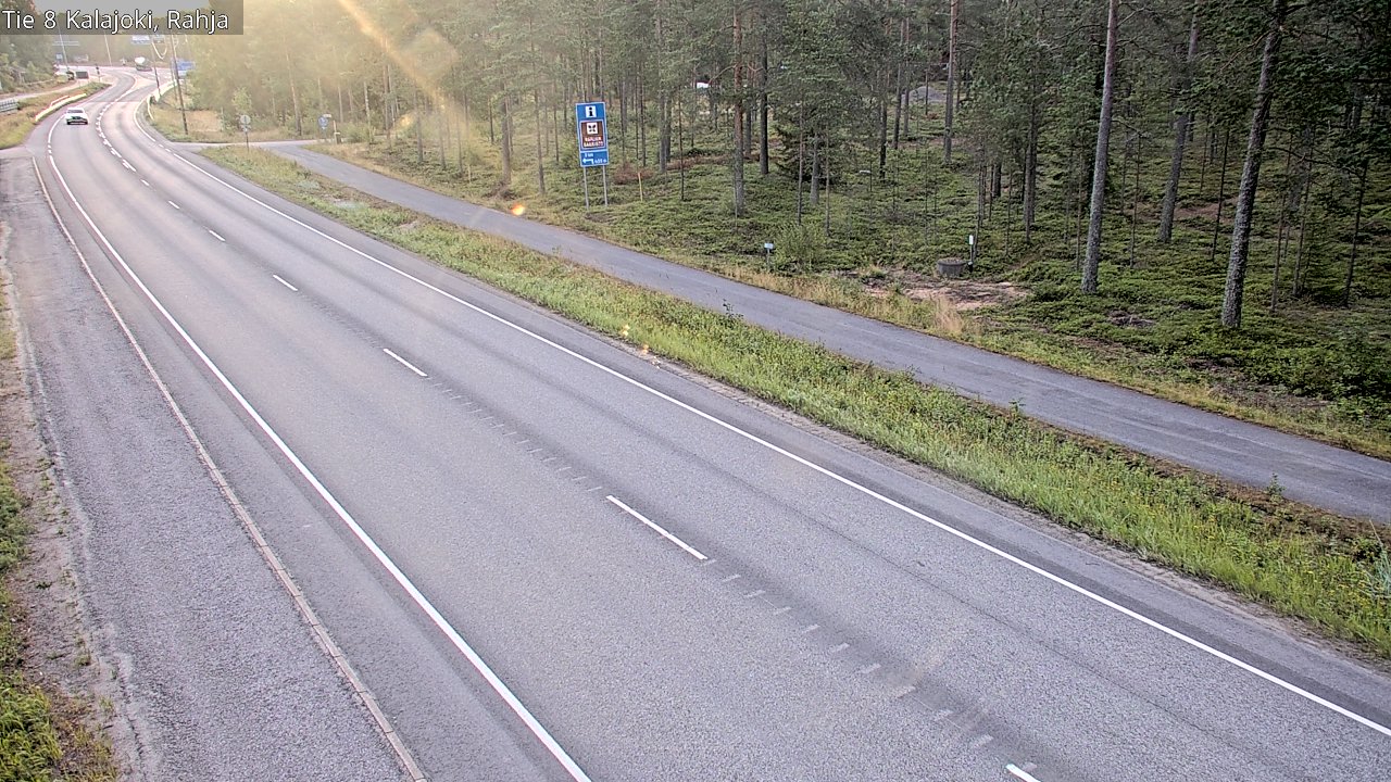 Weather Camera Image Road 8 Kalajoki, Rahja, Kalajoki, Pohjois-Pohjanmaa