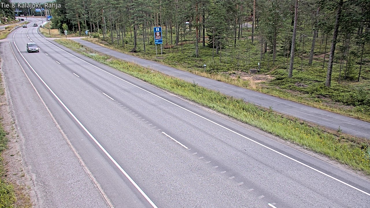 Weather Camera Image Road 8 Kalajoki, Rahja, Kalajoki, Pohjois-Pohjanmaa