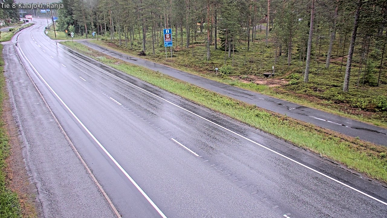 Kelikamerat Kuva Tie 8 Kalajoki, Rahja, Kalajoki, Pohjois-Pohjanmaa