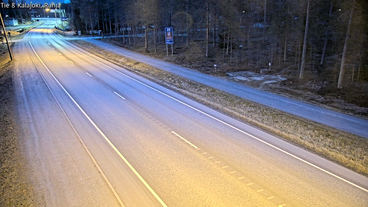 Weather Camera Image Väg 8 Kalajoki, Rahja, Kalajoki, Pohjois-Pohjanmaa
