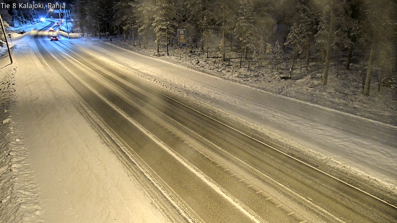 Weather Camera Image Väg 8 Kalajoki, Rahja, Kalajoki, Pohjois-Pohjanmaa