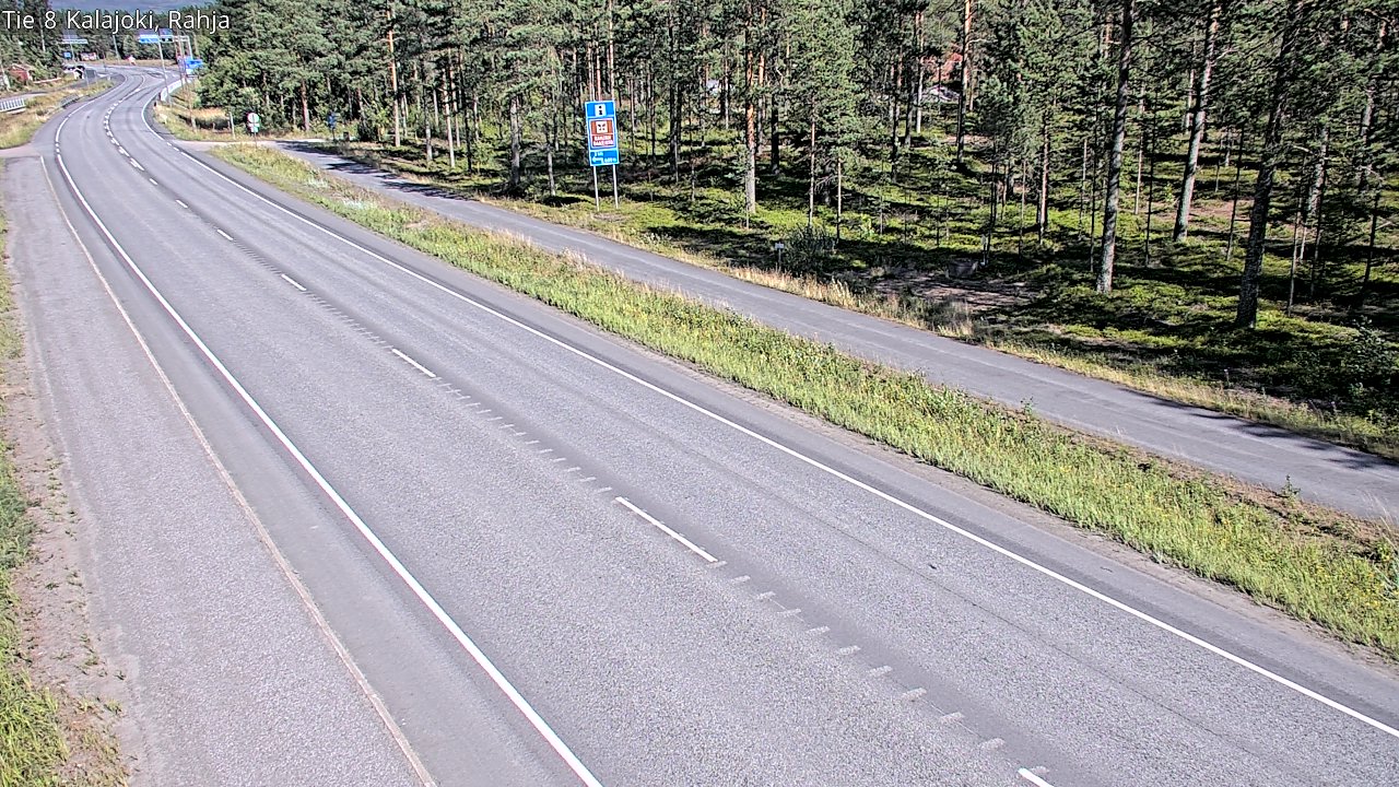 Kelikamerat Kuva Tie 8 Kalajoki, Rahja, Kalajoki, Pohjois-Pohjanmaa