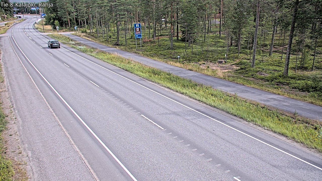 Weather Camera Image Road 8 Kalajoki, Rahja, Kalajoki, Pohjois-Pohjanmaa